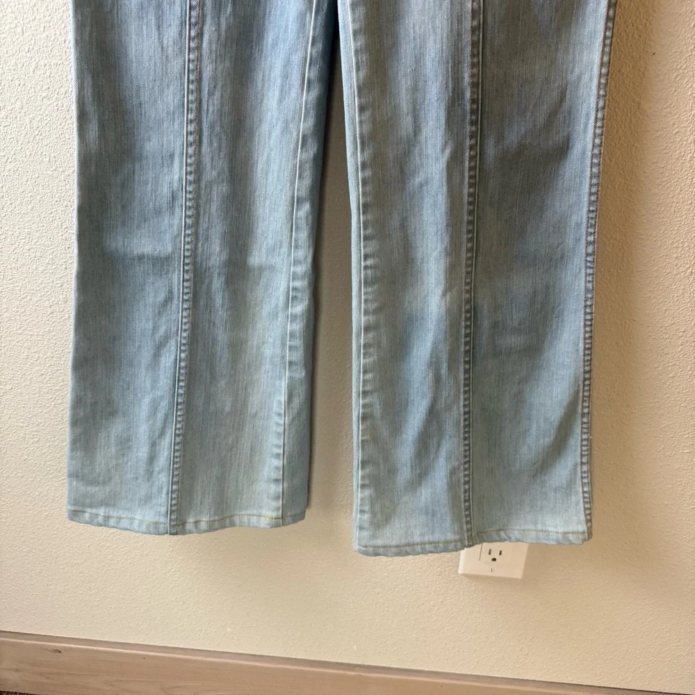 Stoned Immaculate Waiting For the Sun Bell Bottom Jeans Topanga Denim Women’s 27 - Picture 9 of 16